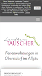 Mobile Screenshot of landhaus-tauscher.de